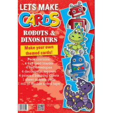 Lets Make Cards Kit - Robots and Dinosaurs Lets Make Cards Kit - Robots and Dinosaurs