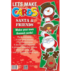 Lets Make Cards Kit - Santa and Friends
