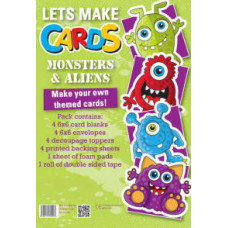 Lets Make Cards Kit - Monsters and Aliens Lets Make Cards Kit - Monsters and Aliens
