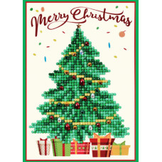 Diamond Dotz® Card Kit - Merry Christmas Tree Diamond Dotz® Card Kit - Merry Christmas Tree