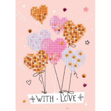 Diamond Dotz® Card Kit - Love Balloons Diamond Dotz® Card Kit - Love Balloons
