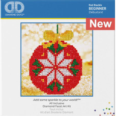 Diamond Dotz® Picture Kits - small - Red Bauble