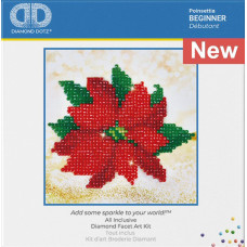 Diamond Dotz® Picture Kits - small - Poinsettia Diamond Dotz® Picture Kits - small - Poinsettia