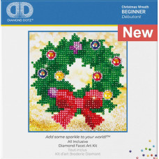 Diamond Dotz® Picture Kits - small - Christmas Wreath Diamond Dotz® Picture Kits - small - Christmas Wreath