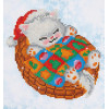 Diamond Dotz® Picture Kits - medium - Snug Christmas Kitty Diamond Dotz® Picture Kits - medium - Snug Christmas Kitty