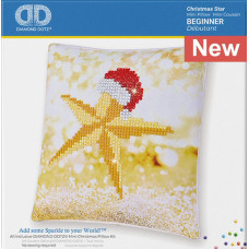 Diamond Dotz® Mini Cushion Cover Kit - Christmas Star Diamond Dotz® Mini Cushion Cover Kit - Christmas Star