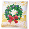 Diamond Dotz® Mini Cushion Cover Kit - Christmas Wreath Diamond Dotz® Mini Cushion Cover Kit - Christmas Wreath