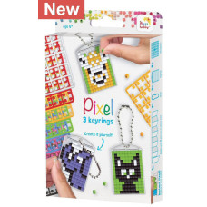 Pixel Hobby 3 Piece Keyring Kit - Animals
