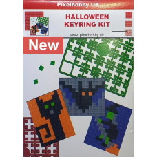 Pixel Hobby 3 Piece Keyring Kit - Halloween