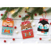 Felt Appliqué Kit - Christmas Hugs Gift Card Holders or Decorations Felt Appliqué Kit - Christmas Hugs Gift Card Holders or Decorations