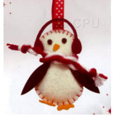 DoCrafts Mini Soft Christmas Kit - Bird with Ear Muffs DoCrafts Mini Soft Christmas Kit - Bird with Ear Muffs