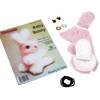 Fur Toy Sewing Kit - Pink Minicraft Bunny Fur Toy Sewing Kit - Pink Minicraft Bunny