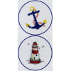 Stitch Garden Counted Cross Stitch Kit - Anchor and Lighthouse Stitch Garden Counted Cross Stitch Kit - Anchor and Lighthouse
