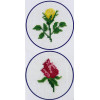 Stitch Garden Counted Cross Stitch Kit - Yellow Rosebud and Pink Rosebud Stitch Garden Counted Cross Stitch Kit - Yellow Rosebud and Pink Rosebud