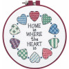 Dimensions Learn a Craft Cross Stitch Hoop Kit - Printed Cross Stitch Home and Heart Dimensions Learn a Craft Cross Stitch Hoop Kit - Printed Cross Stitch Home and Heart