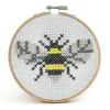 Felt Cross Stitch Hoop Kit - Bee Felt Cross Stitch Hoop Kit - Bee