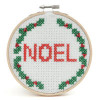 Felt Cross Stitch Hoop Kit - Noel Felt Cross Stitch Hoop Kit - Noel