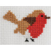 Cross Stitch Christmas Card Kit - Robin Cross Stitch Christmas Card Kit - Robin
