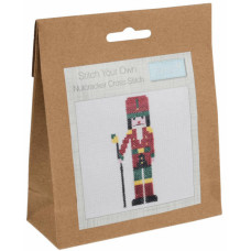Stitch your Own Mini Cross Stitch Kit - Nutcracker Stitch your Own Mini Cross Stitch Kit - Nutcracker