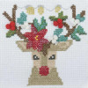 Stitch your Own Mini Cross Stitch Kit - Reindeer Stitch your Own Mini Cross Stitch Kit - Reindeer