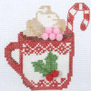 Stitch your Own Mini Cross Stitch Kit - Hot Chocolate