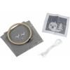 Felt Cross Stitch Hoop Kit - Snow Scene Felt Cross Stitch Hoop Kit - Snow Scene
