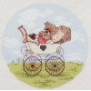 Popcorn Counted Cross Stitch Kit - Baby Popcorn Popcorn Counted Cross Stitch Kit - Baby Popcorn