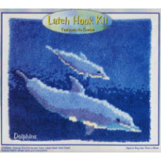 Latch Hook Kit - Dolphins Latch Hook Kit - Dolphins