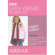 Sirdar Weave Yarn Kit - Kids Pink Colour Sirdar Weave Yarn Kit - Kids Pink Colour